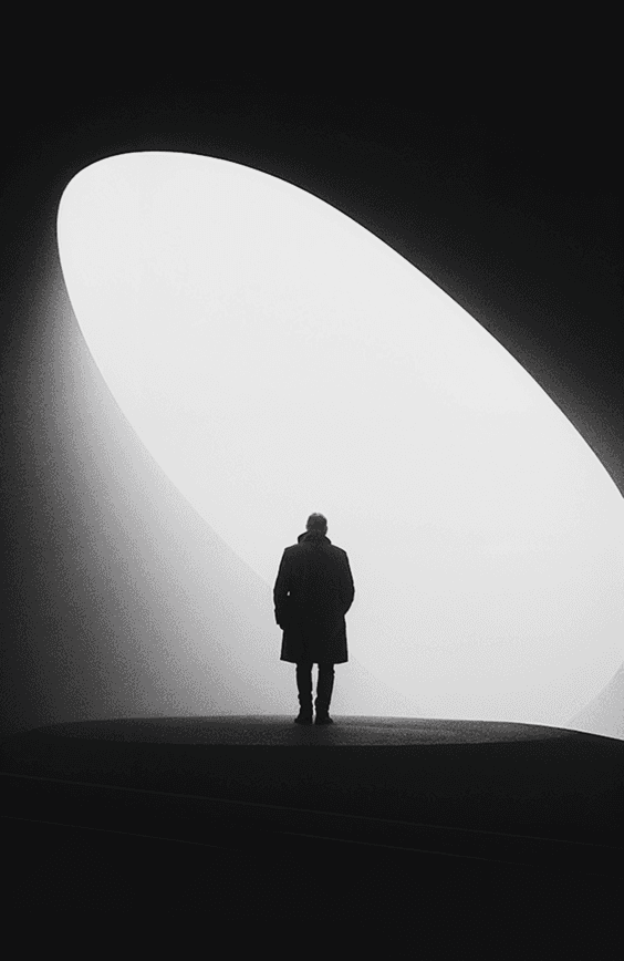 Man abstract
